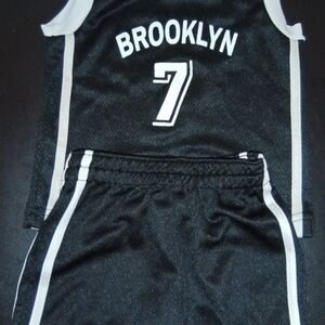 Kids Brooklyn Basketball Matching Set - Black